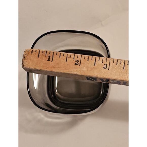 Set Of Four VINTAGE Libbey Carrington Whiskey Glasses Smokey Gray - Picture 7 of 8